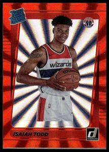 Isaiah Todd *TARJETA DE NOVATO* (RC) 2021-22 Donruss LÁSER NARANJA #237 - Imagen 1 de 2
