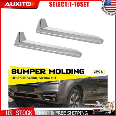 Borde de luz antiniebla cromada para delantero izquierdo y derecho Subaru Forester 2017-2018 2-20X Foto 1 de 4