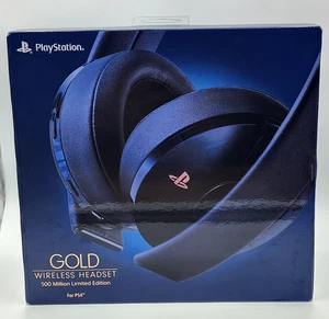 Cuffie wireless PlayStation ORO 500 milioni LE per PS4 CUHYA-0080 nuove con scatola - Foto 1 di 7