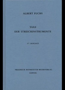 Albert Fuchs / Taxe der Streichinstrumente9783873500433 - Imagen 1 de 5