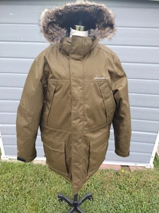 Cappotto parka piumino superiore uomo Eddie Bauer Z16 EB550 Weatheredge Tortoirse TXL - Foto 1 di 13