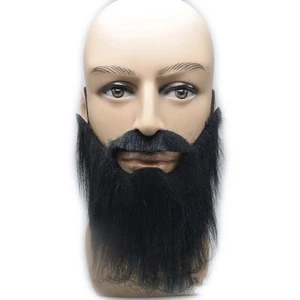 Decoración de Halloween Barba Autoadhesiva Barba Falsa Barba Juegos con disfraces Barba - Imagen 1 de 4