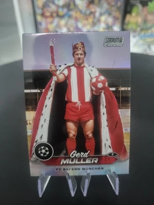 Gerd Muller TOPPS Stadium Club Chrome UCL 2023/24 Bayern Munich Germany - Image 1 of 2