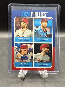 PHILADELPHIA PHILLIES 2024 Topps Heritage HN '75 Topps Team Quads #75TQ-13 - Picture 1 of 2