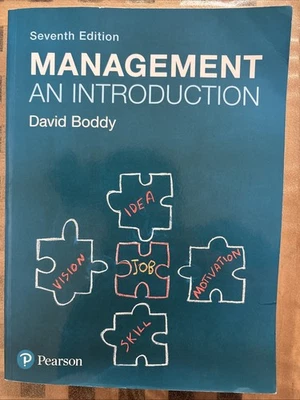 Management An introduction By David Boddy 9781292088595 - Image 1 of 4