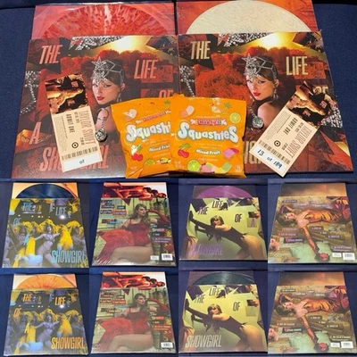 TAYLOR SWIFT - THE LIFE OF A SHOWGIRL VINYL SET (6 variants) - Image 1 of 4