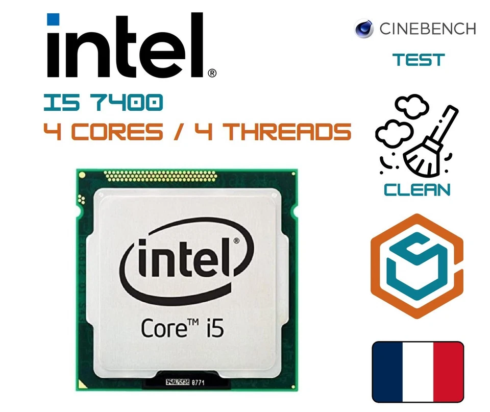 Processeur intel core i5-7400 SR32W (4x3GHz) socket 1150 - Immagine 1 di 1