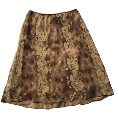 复古 Y2K INC 懒人裙女式 12 真丝花卉花边仙女垃圾奇思 — 第 1/4 张图片