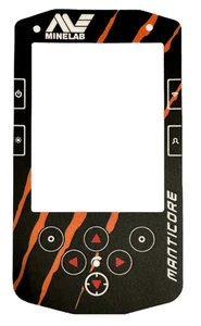Minelab Manticore vinyl keypad sticker Orange Claw, English Language - Picture 1 of 1