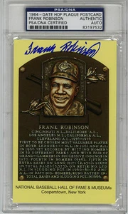 Frank Robinson SIGNED Baseball Hall of Fame Plaque Orioles PSA/DNA AUTOGRAPHED - Picture 1 of 1