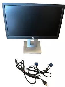 HP EliteDisplay E202, 20" LCD Widescreen Monitor , DP, VGA, HDMI, USB Grade B+ - Picture 1 of 8