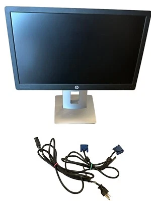 HP EliteDisplay E202, 20" LCD Widescreen Monitor , DP, VGA, HDMI, USB Grade B+ - Image 1 of 4