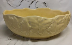 Vintage Nelson Mccoy Pottery Yellow Butterfly Planter Bowl - Picture 1 of 8