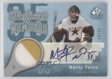 2005-06 SP Game Used Edition Significant Numbers /35 Marty Turco #SN-MT Auto