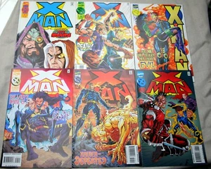 Vintage Lot 6 X-MAN 2-10 (1995-96) Age of Apocalypse 616 Universe direct Paradise - Bild 1 von 4