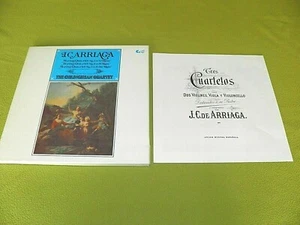J.C. Arriaga - String Quartets 1- 3 - Chilingirian Quartet - UK STEREO Box MINT - Picture 1 of 4