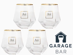 Set Of 4 AU Vodka Glasses Tumbler 30cl Brand New - Picture 1 of 2