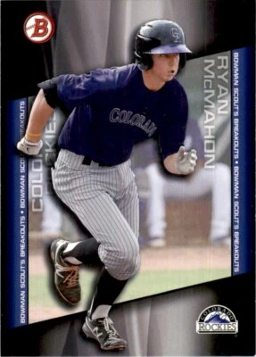 2014 Bowman Draft Picks Scouts Breakout Ryan McMahon Colorado Rockies #BSB-RM - Image 1 of 2