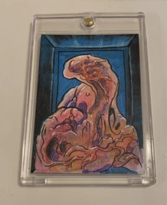 Bam Horror The Blob Original Sketchkarte 1/1 aus Villain Serie von Trey Baldwin - Bild 1 von 2