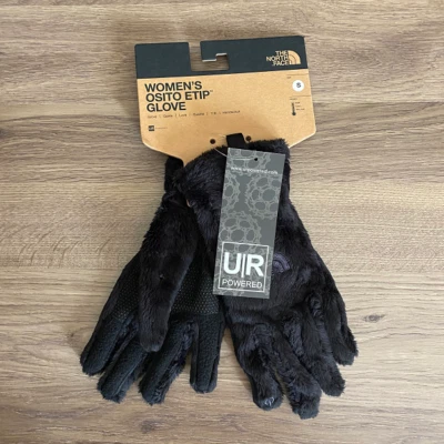 🌺NUEVO CON ETIQUETAS🌺 Guantes polar para mujer The North Face Osito Etip talla S negros Foto 1 de 4