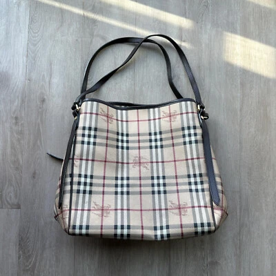 Burberry Canterbury Haymarket Leather Tote Bag  - FREE SHIPPING - Image 1 of 4