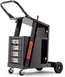 ROSSI Welding Trolley Cabinet Welder Cart Drawer MIG TIG ARC Plasma Cutter Bench - Picture 1 of 7