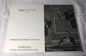 ELECTRO-VOICE ORIGINAL PROFESSIONAL EQUIPMENT CATALOG 566 MJ742 - Picture 1 of 6