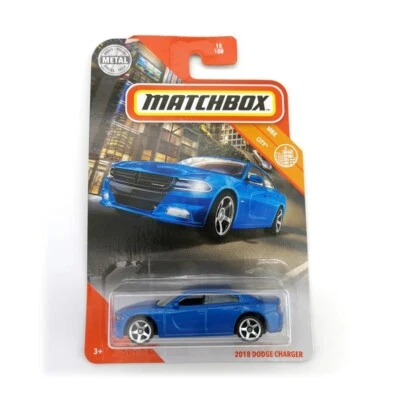 Matchbox 2018 Dodge Charger Modellino Automobile Auto 1:64 Die-Cast - Immagine 1 di 2