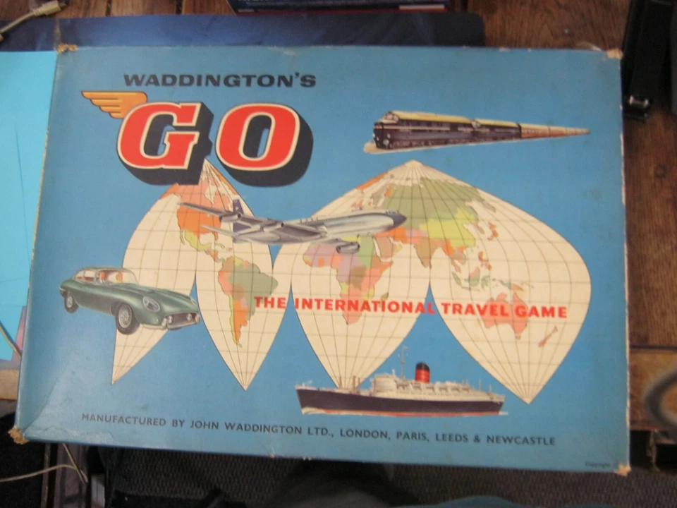 Waddingtons - GO The International Travel Game Complete Vintage Retro 1961 - Image 1 of 1