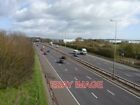 Photo  M5 From Trotshill Footbridge On The Right Of The Motorway Is The Worceste