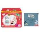 Little Angels Size 6 Nappy Pants 34 Pack And Nappy Bags 150 Pack