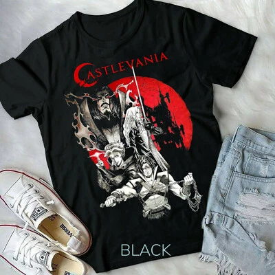 MY01XOP Dracula Castlevania Shirt,castlevania shirt,anime horror symphony of the night