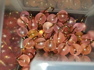 1 Dutzend - einzelne Gummieier - Pfirsich Nassfliege - Forelle, Crappie, Pfannenfisch - Bild 1 von 1