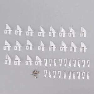 20 Sets Control Horns Clevis Kit KT Rudder Angle For RC Airplane Fixed