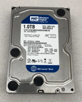 WD10EALX Western Digital Caviar Blue 1TB 7200RPM SATA 6Gb/s 32MB 3.5'HD server - Image 1 of 4