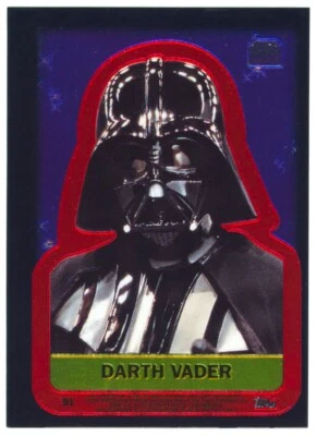 DARTH VADER 1999 Topps Chrome Star Wars Archives Chromium Double Sided #D1 - Image 1 of 2
