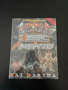 Juego de Estatuillas de Miniaturas Selladas D&D Birthright Abominations RARO BX BF0 CASI NUEVO - Imagen 1 de 3