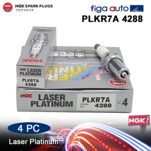 4X Spark Plug NGK PLKR7A 4288 Laser Platinum fit Mercedes-Benz C230 C250 C280 - Picture 1 of 8