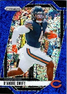 2024 Panini Prizm #47 D'Andre Swift /96 Blue Sparkle Chicago Bears Card - Picture 1 of 2