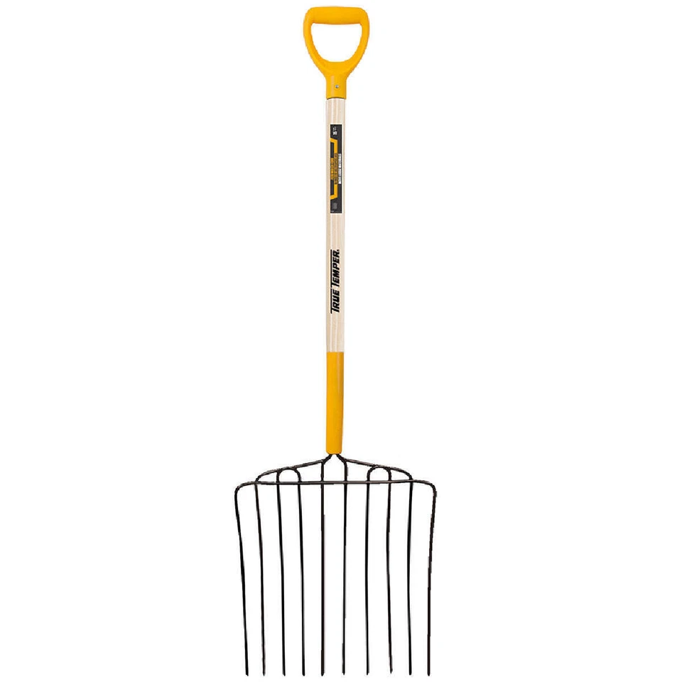 True Temper 1829500 10-Tine Bedding Fork with Hardwood Handle - Image 1 of 1