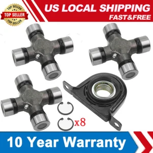 Para 99-10 Ford F250 F350 Super Duty cojinete del eje de transmisión trasero juntas en U E5 - Imagen 1 de 7