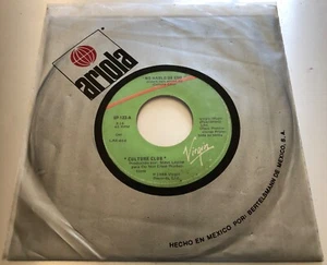 CULTURE CLUB "Don't Talk About It" SP-123 RARE 1984 MEXICO 7" SINGLE PROMO VINYL - Imagen 1 de 4