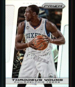 2013-14 Panini Prizm Prizms #187 Thaddeus Young - NM-MT