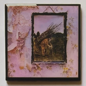 LED ZEPPELIN IV Personalizado Azulejos de Cerámica MONTAÑA RUSA Vajilla de Bar Música de Corcho Regalo Álbum Cubierta - Imagen 1 de 3