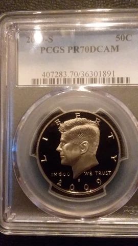 2009-S CLAD PCGS PR70DCAM KENNEDY HALF ULTRA DEEP CAMEO DCAM UCAM PERFECT PROOF Cover