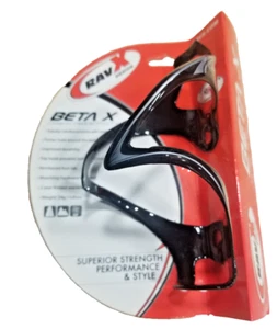 RavX Beta X Carbon Fiber Water Bottle Cage (Silver/Black) tubular reinforcement - Picture 1 of 3