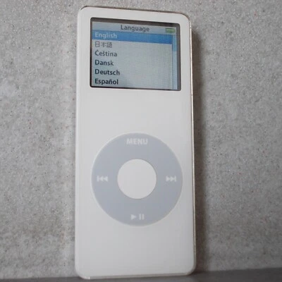 apple ipod nano 1G 1st gen A1137 MA004 2gb white bianco prima generazione - Immagine 1 di 4