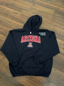 Felpa con cappuccio uomo ARIZONA WILDCATS, marina, 2XL, nuova con etichette - Foto 1 di 1
