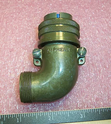 QTY (1) MS3106A18-1S AMPHENOL 10 POSITION FEMALE PLUG W/ 9798-18M & 9798-18F - Image 1 of 3