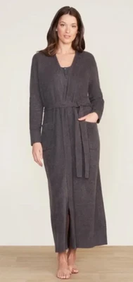 Bata larga CozyChic Lite en carbono usada en excelente estado XXS/XS para mujer Barefoot Dreams Foto 1 de 4